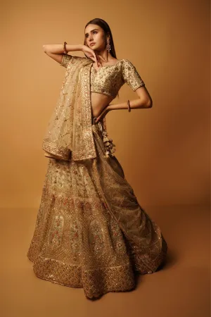 Ivory Bridal Lehenga Set