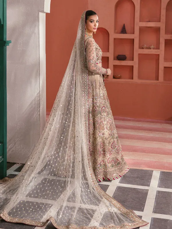 Ivory Lehenga Bridal Choli for Pakistani Bridal Wear