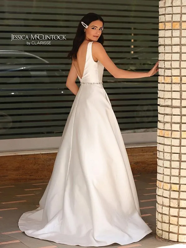 Jessica McClintock Size 16 700155 Ivory Gown