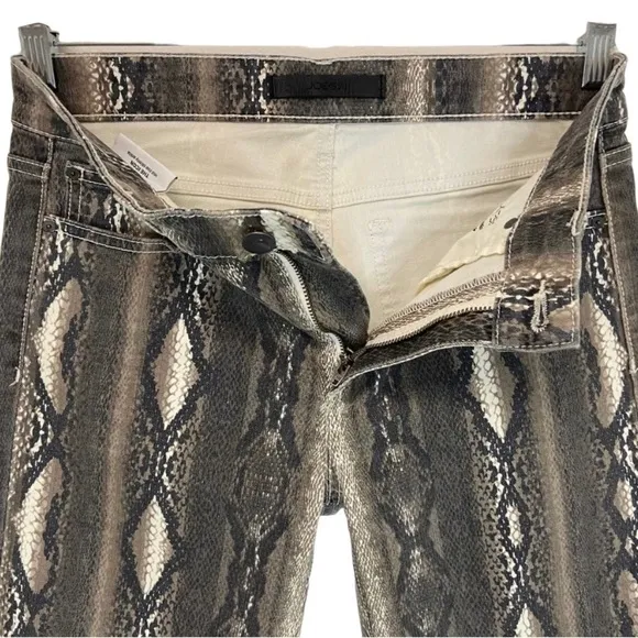 JOE’S Jeans The Icon Gray Ankle Snake Print Size 24