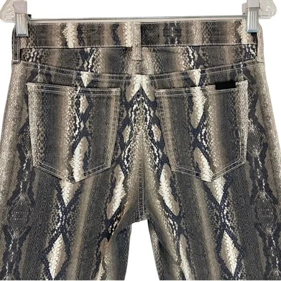 JOE’S Jeans The Icon Gray Ankle Snake Print Size 24