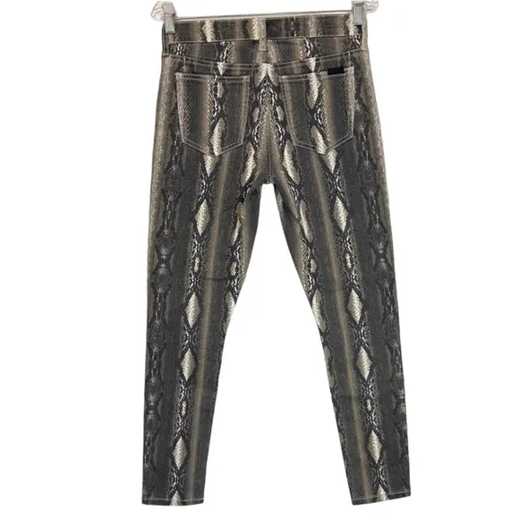 JOE’S Jeans The Icon Gray Ankle Snake Print Size 24