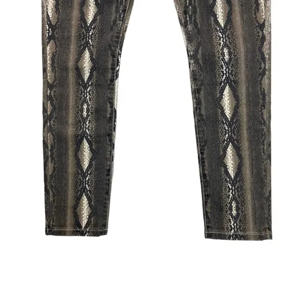 JOE’S Jeans The Icon Gray Ankle Snake Print Size 24
