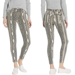 JOE’S Jeans The Icon Gray Ankle Snake Print Size 24