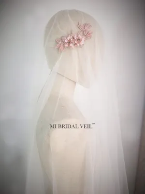 Juliet Cap Veil, Beaded Vintage Wedding Veil, Cap Veil, Mi Bridal