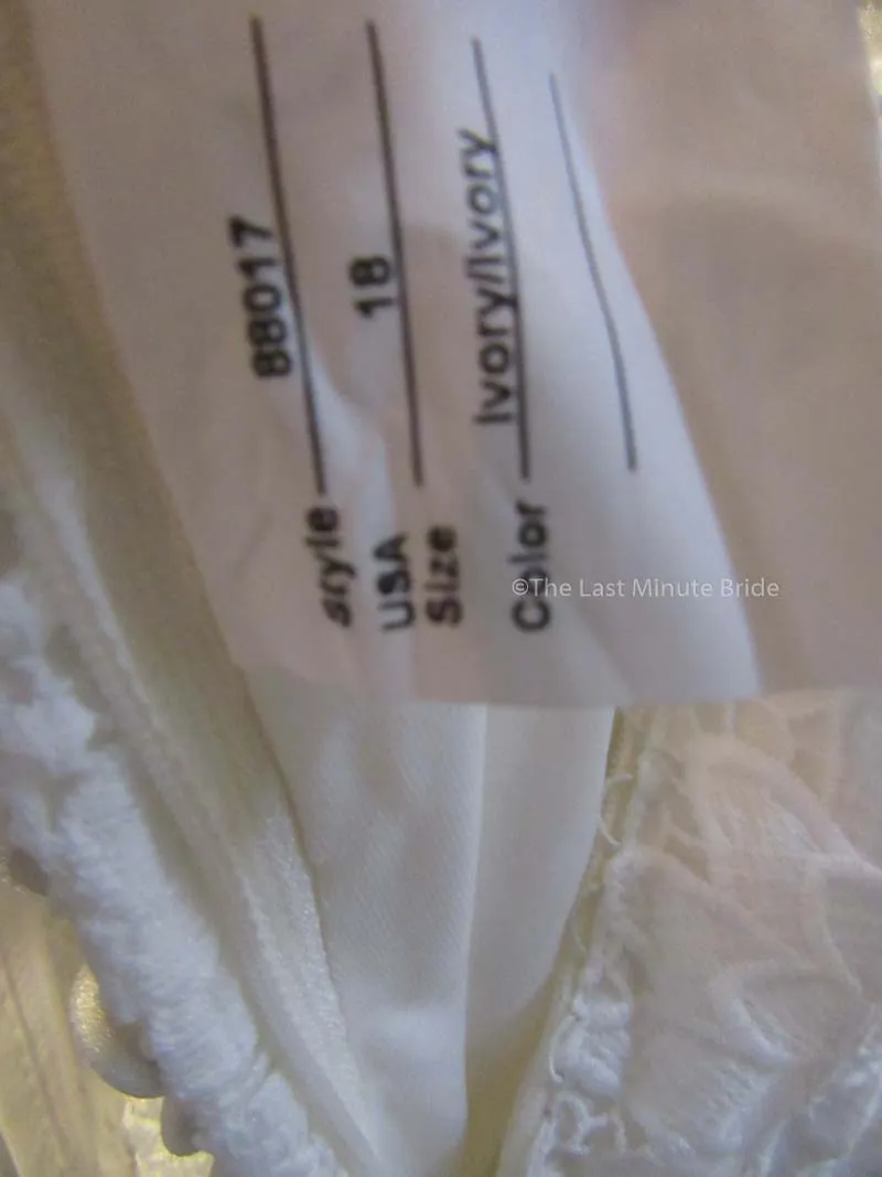 Justin Alexander Style 88017 (All Ivory)