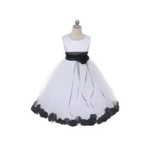 Kenza - Black Petal Colour and Sash