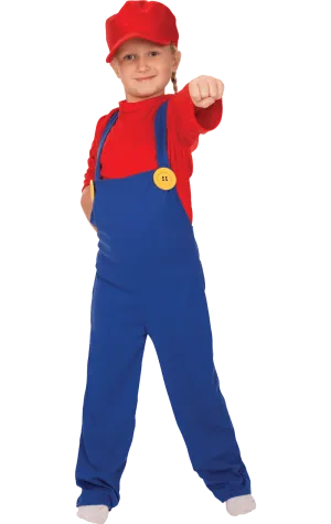 Kids Super Mario Costume
