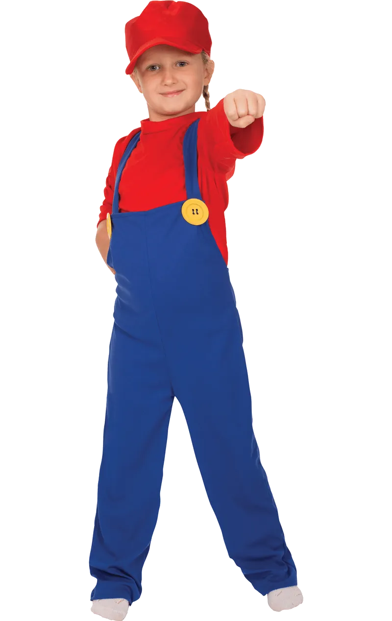 Kids Super Mario Costume