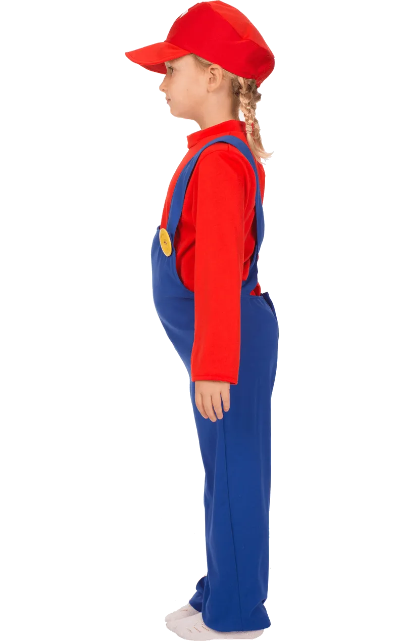Kids Super Mario Costume