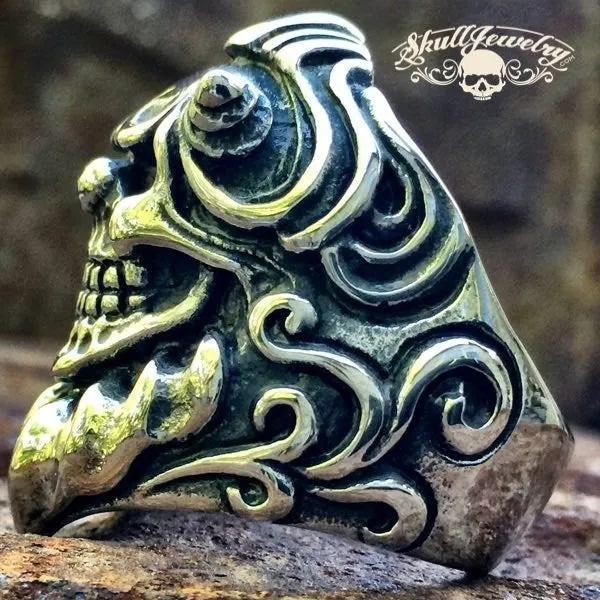 'KillJoy' Stainless Steel Clown Ring (580)