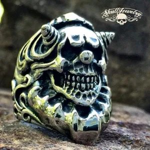 'KillJoy' Stainless Steel Clown Ring (580)