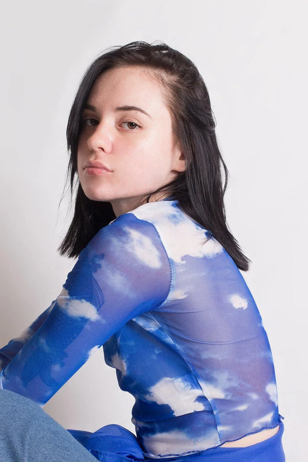 KUMORI MESH CROP TOP