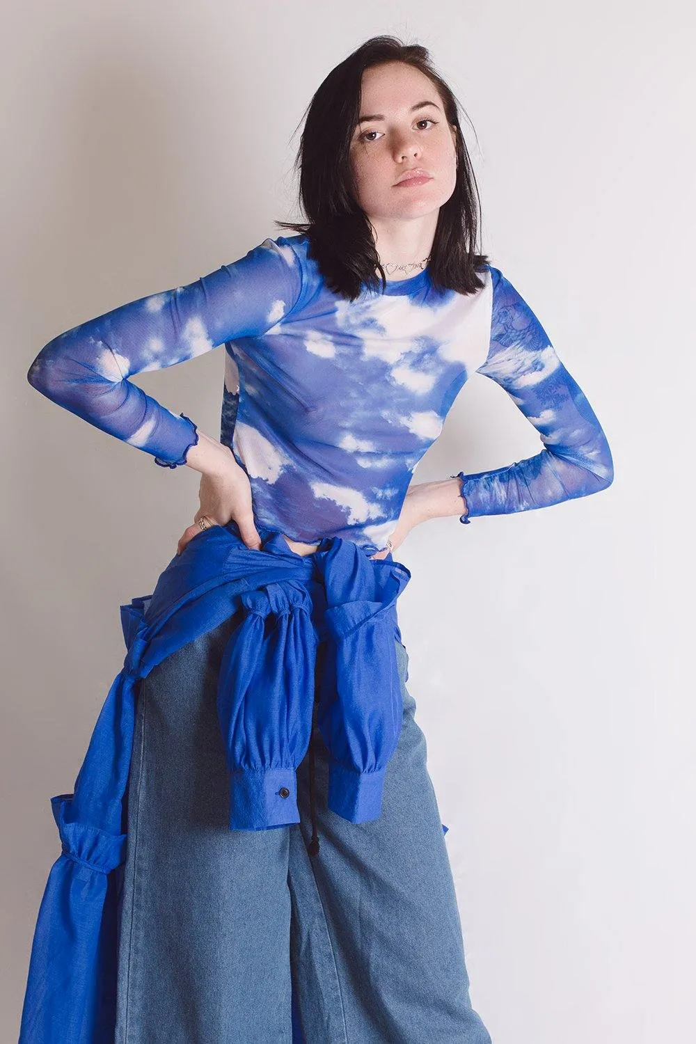 KUMORI MESH CROP TOP