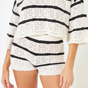 L Space - Striped Diamond Eyes Short - Starcrossed Stripe