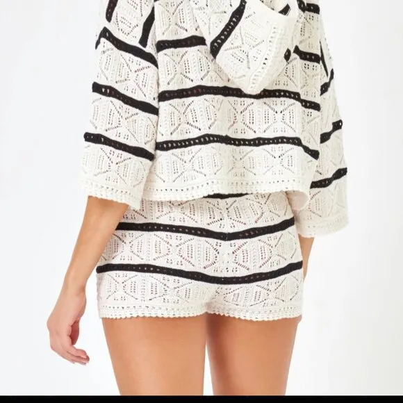 L Space - Striped Diamond Eyes Short - Starcrossed Stripe