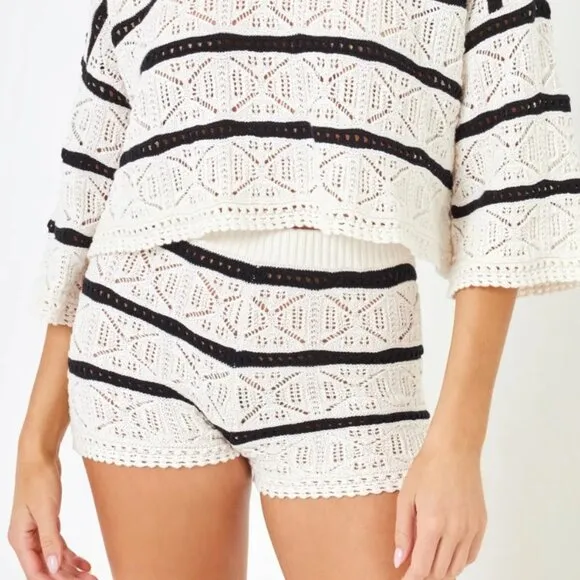 L Space - Striped Diamond Eyes Short - Starcrossed Stripe