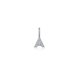 Lafonn Simulated Diamond Letter A Charm Pendant P2040CPA