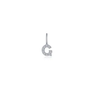 Lafonn Simulated Diamond Letter G Charm Pendant P2040CPG
