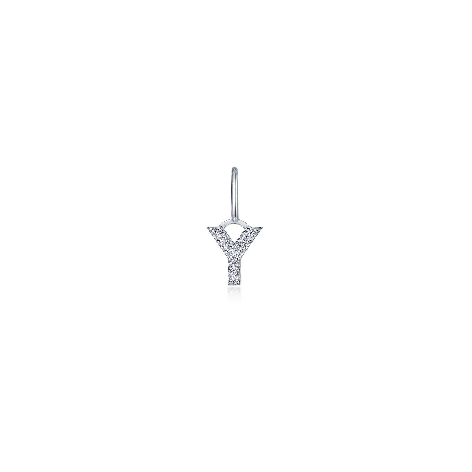 Lafonn Simulated Diamond Letter Y Charm Pendant P2040CPY