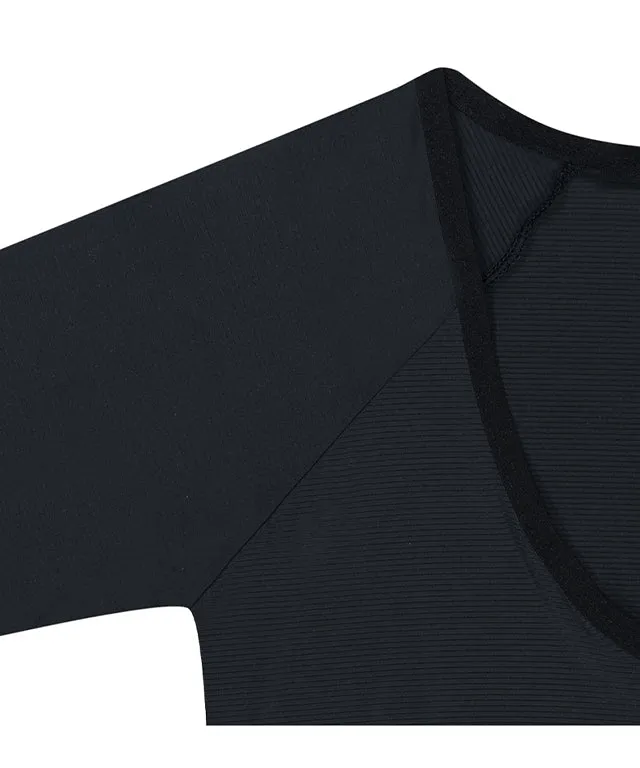 LE SONNET Sun Block Zip-up - Black