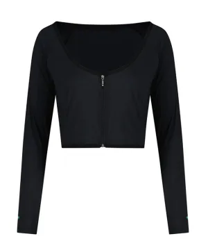 LE SONNET Sun Block Zip-up - Black