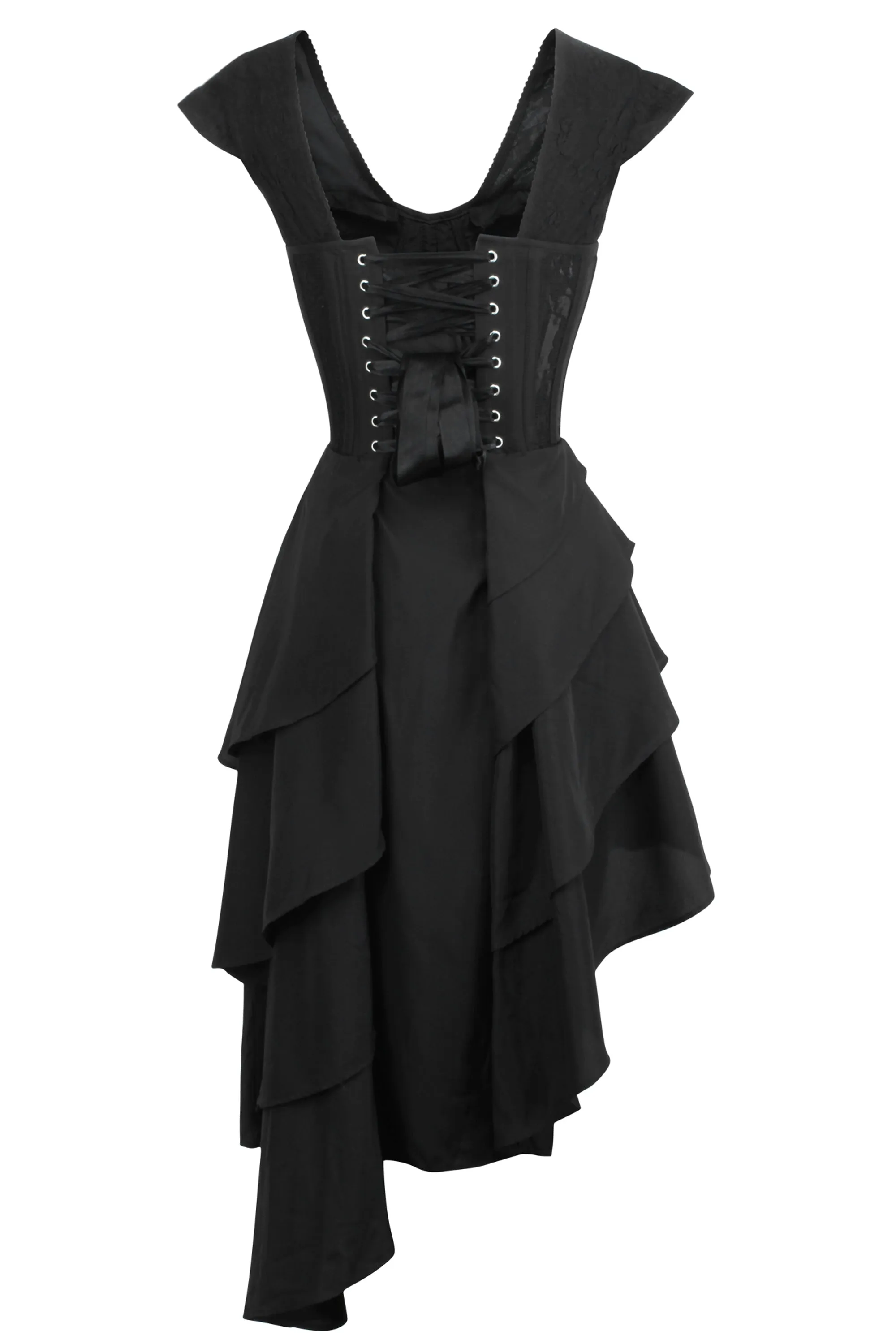 Little Black Corseted Dress