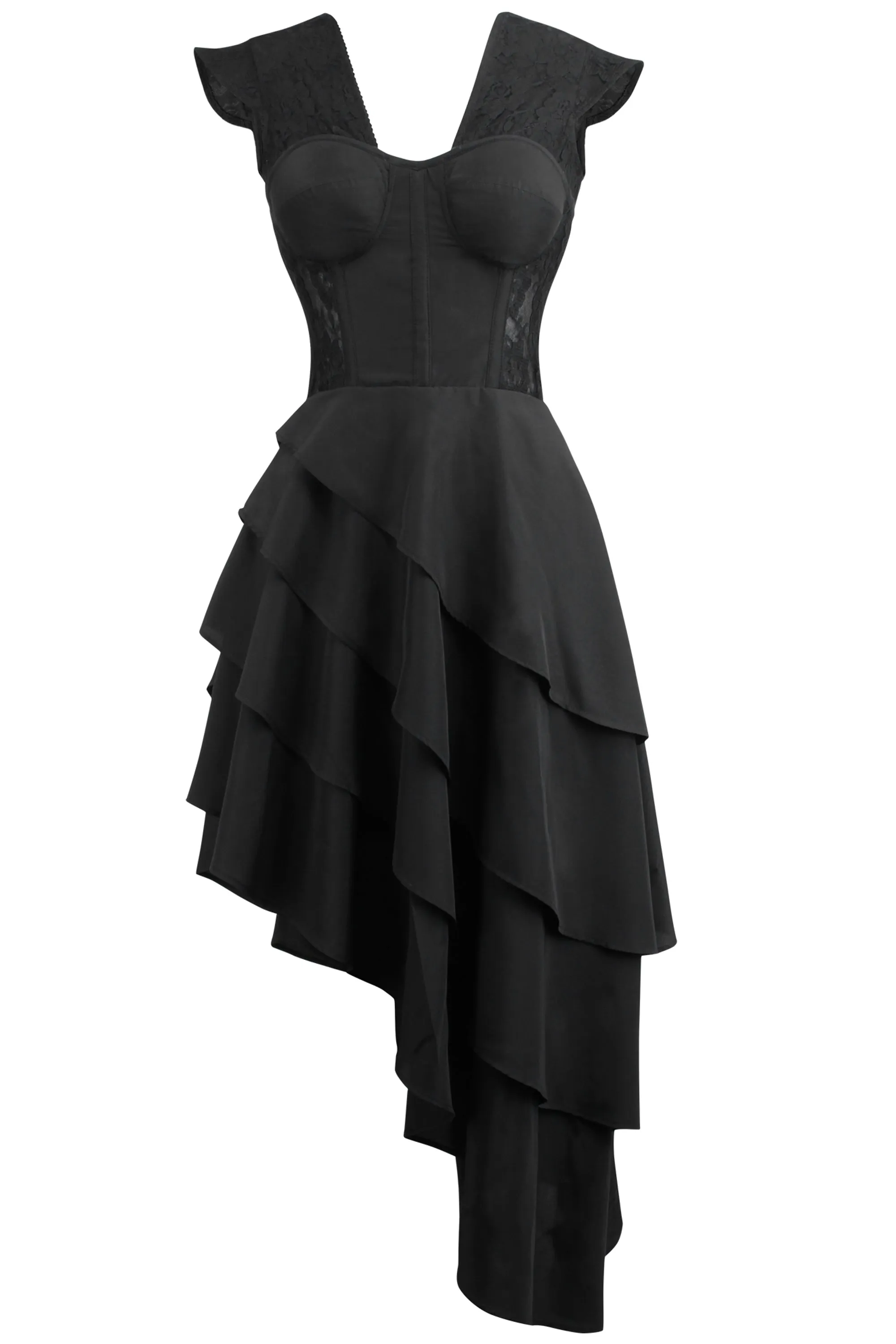 Little Black Corseted Dress