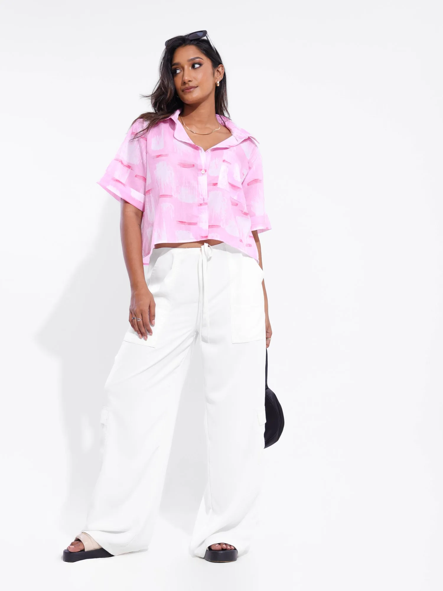 Low Waist Drawstring Cargo Pant