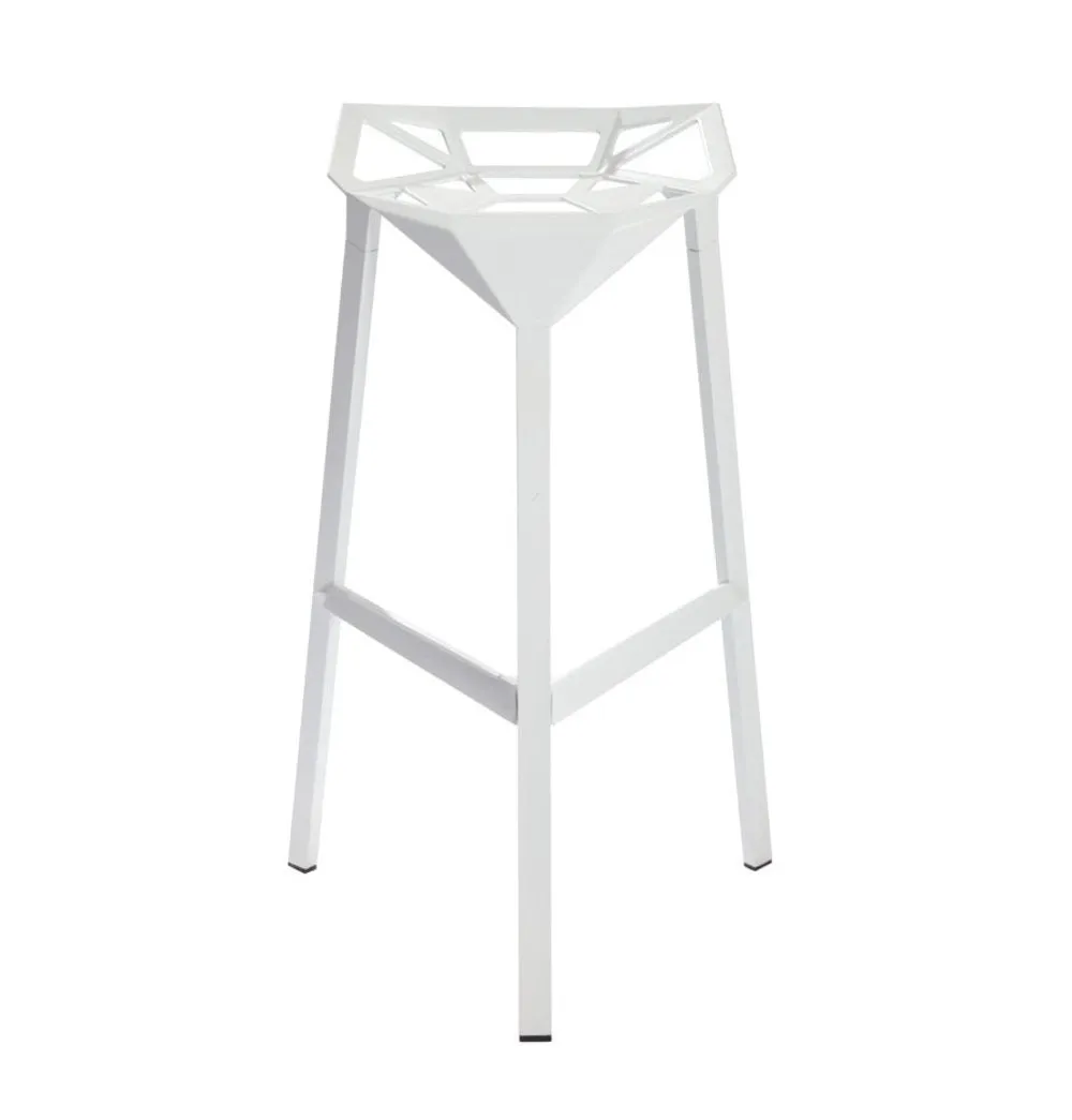 Luke Modern Aluminium Counter Stool