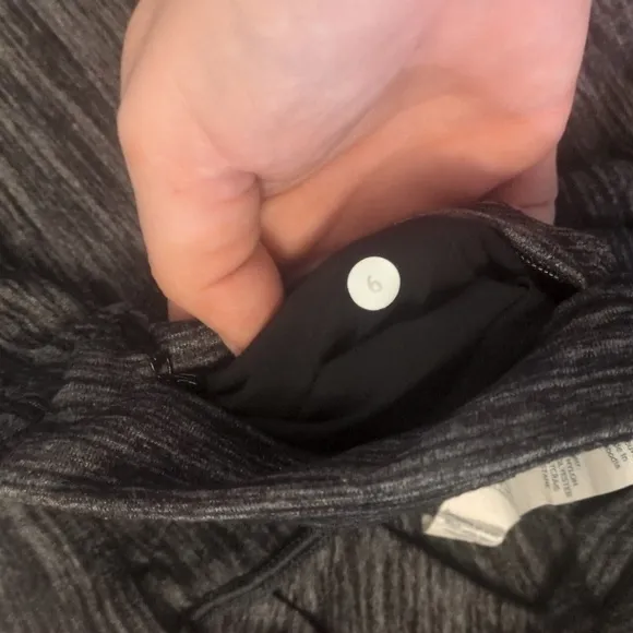 Lululemon Yoga Haven Skirt Heathered Black size 6
