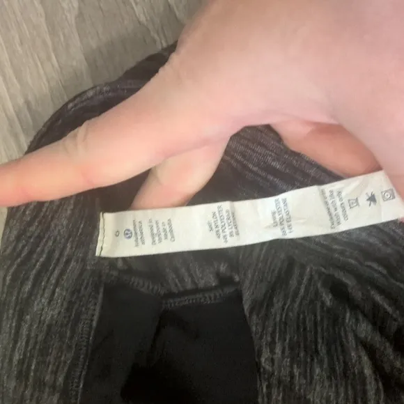 Lululemon Yoga Haven Skirt Heathered Black size 6