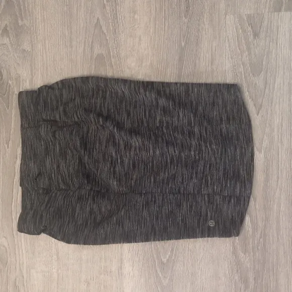 Lululemon Yoga Haven Skirt Heathered Black size 6