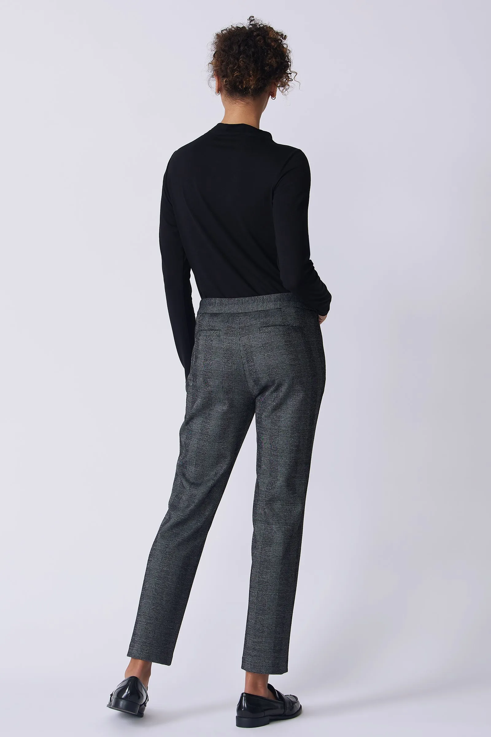Madison Pant - Black Plaid