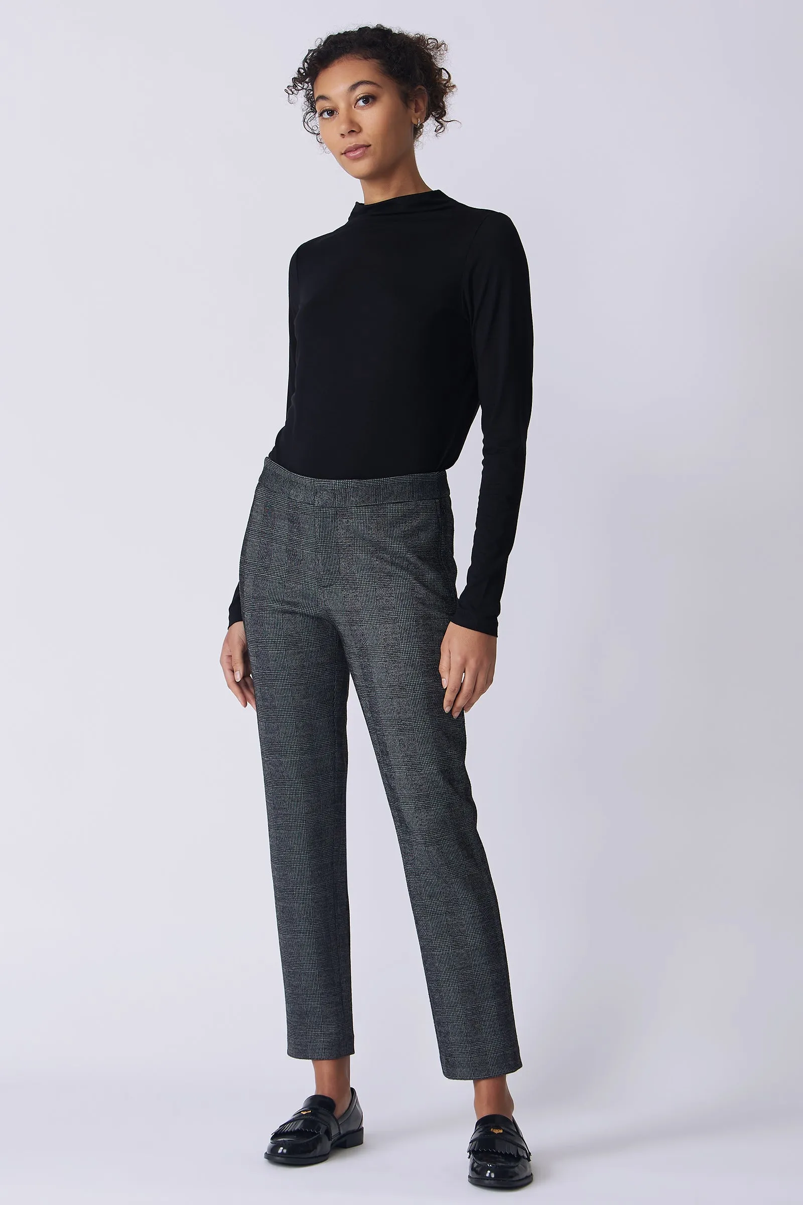 Madison Pant - Black Plaid