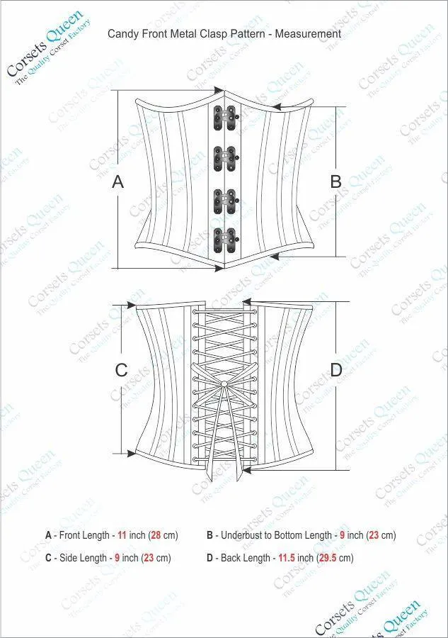 Marion Brocade Underbust Corset