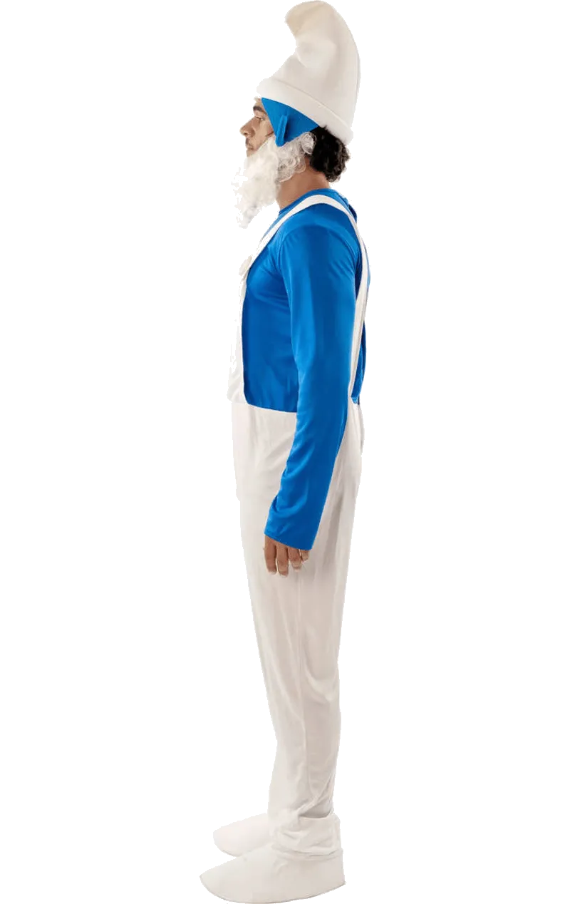 Mens Blue Gnome Costume