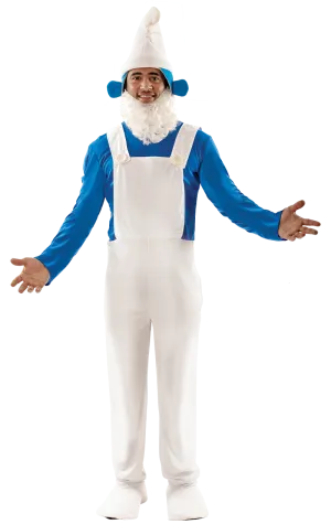 Mens Blue Gnome Costume