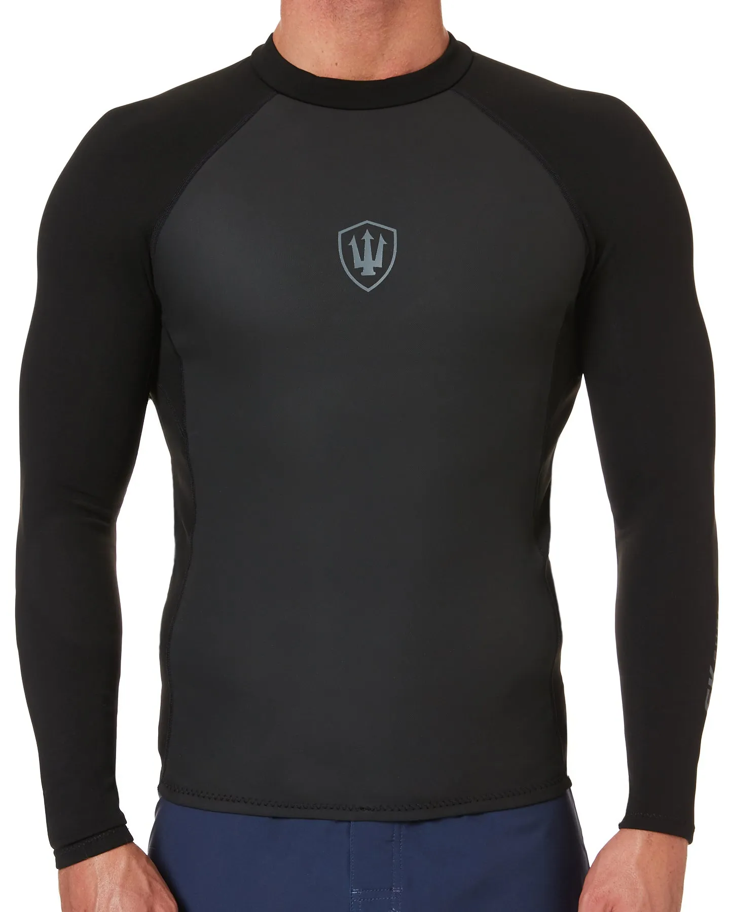 Mens L/S Neoprene 1.5mm Zip Vest