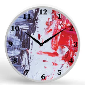 Merci <br>Round Framed Wall Clock 11.75"