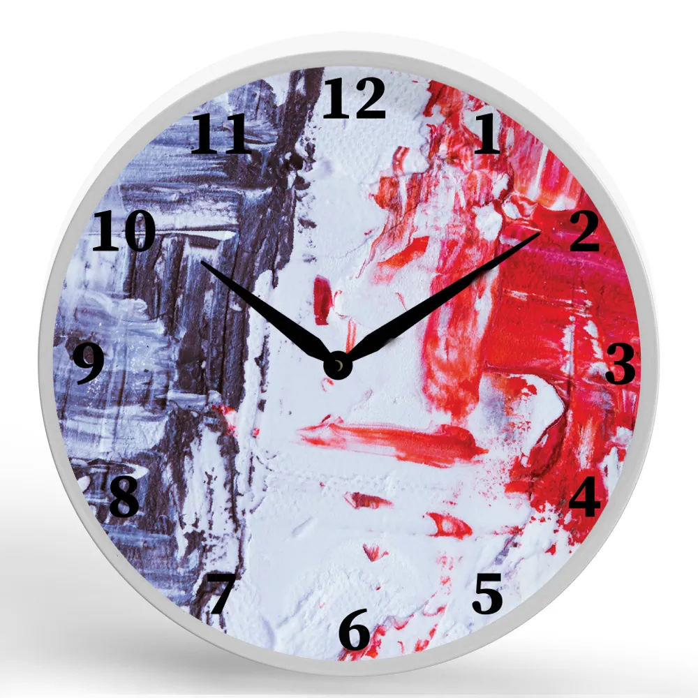 Merci <br>Round Framed Wall Clock 11.75"