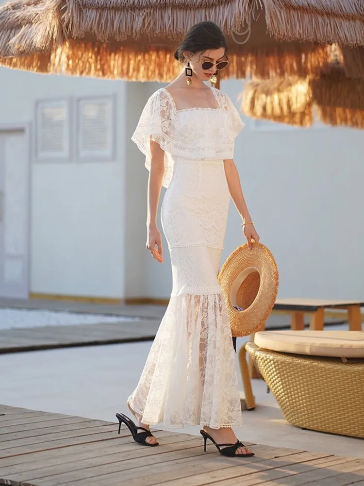 Mermaid Light Wedding One-Shoulder Engagement Dress