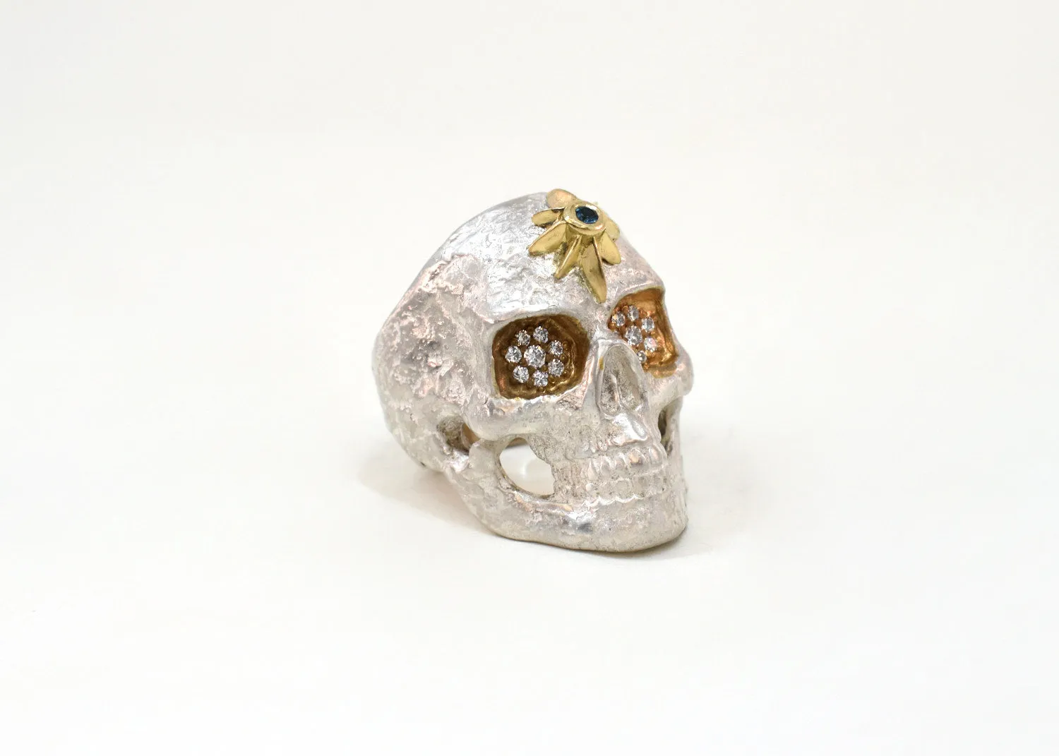 Metanoia Diamond Skull Ring