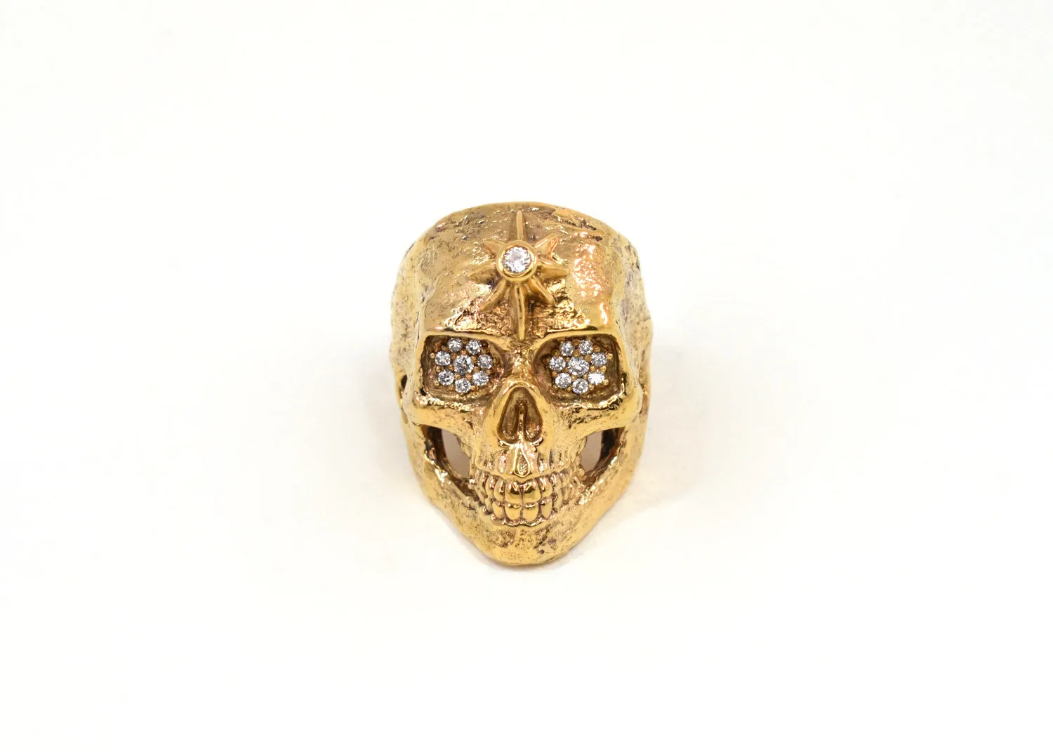 Metanoia Diamond Skull Ring
