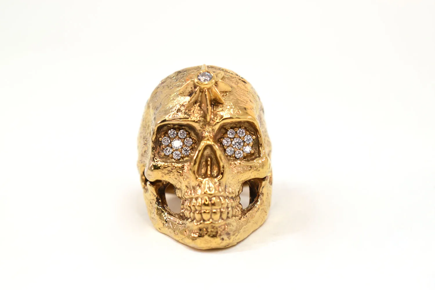 Metanoia Diamond Skull Ring