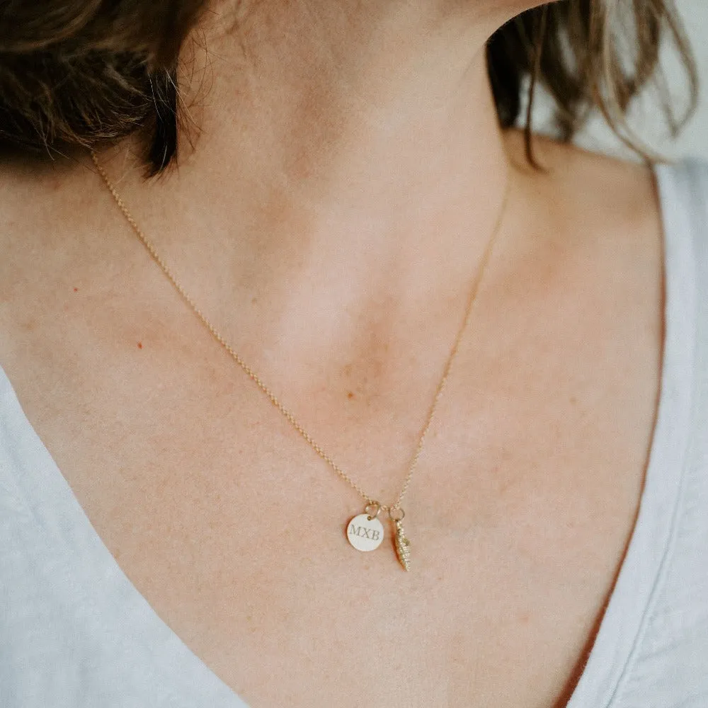 Mexico Beach Charm in Silver