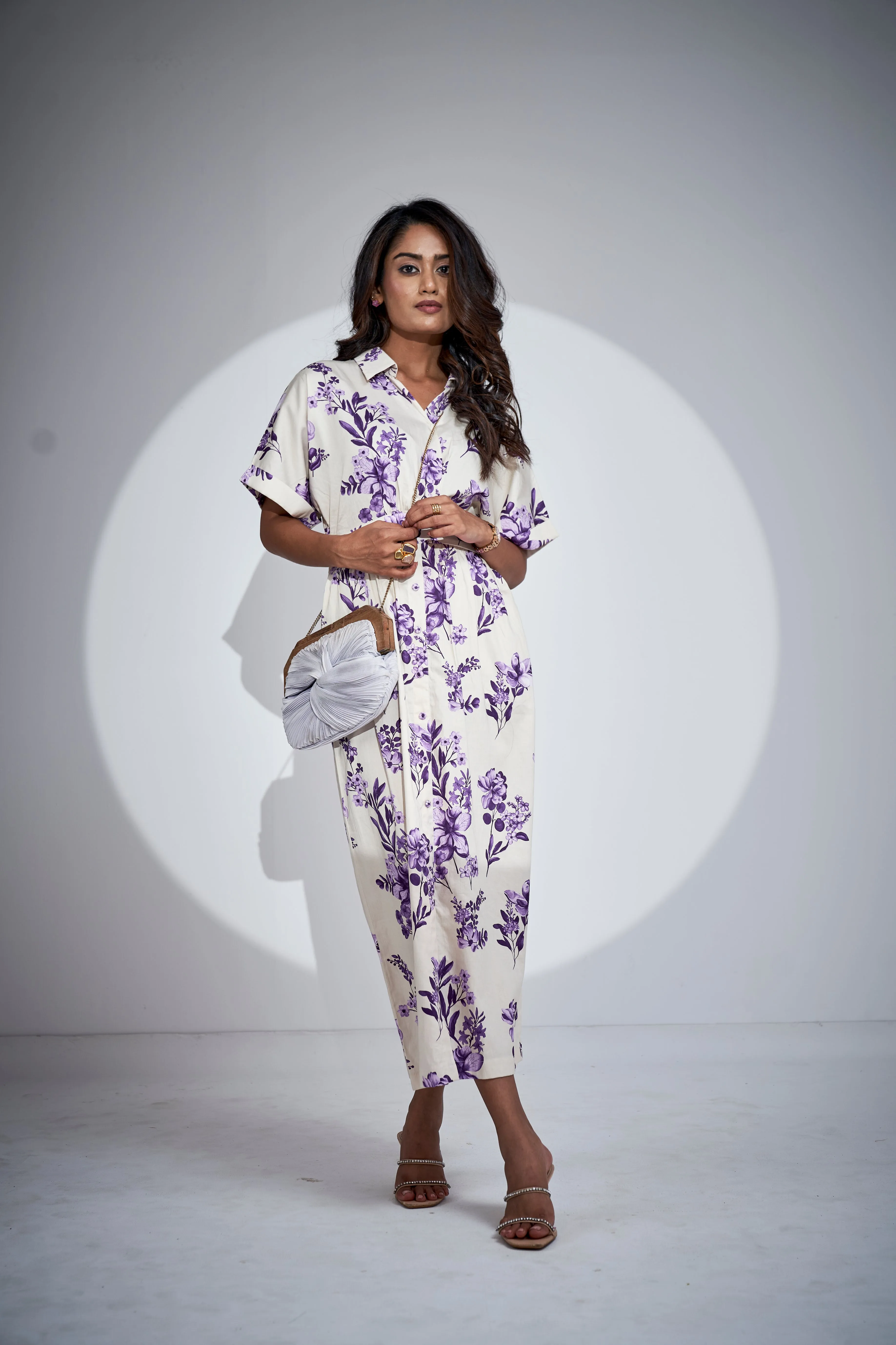 Midi Waterless Printed Dress