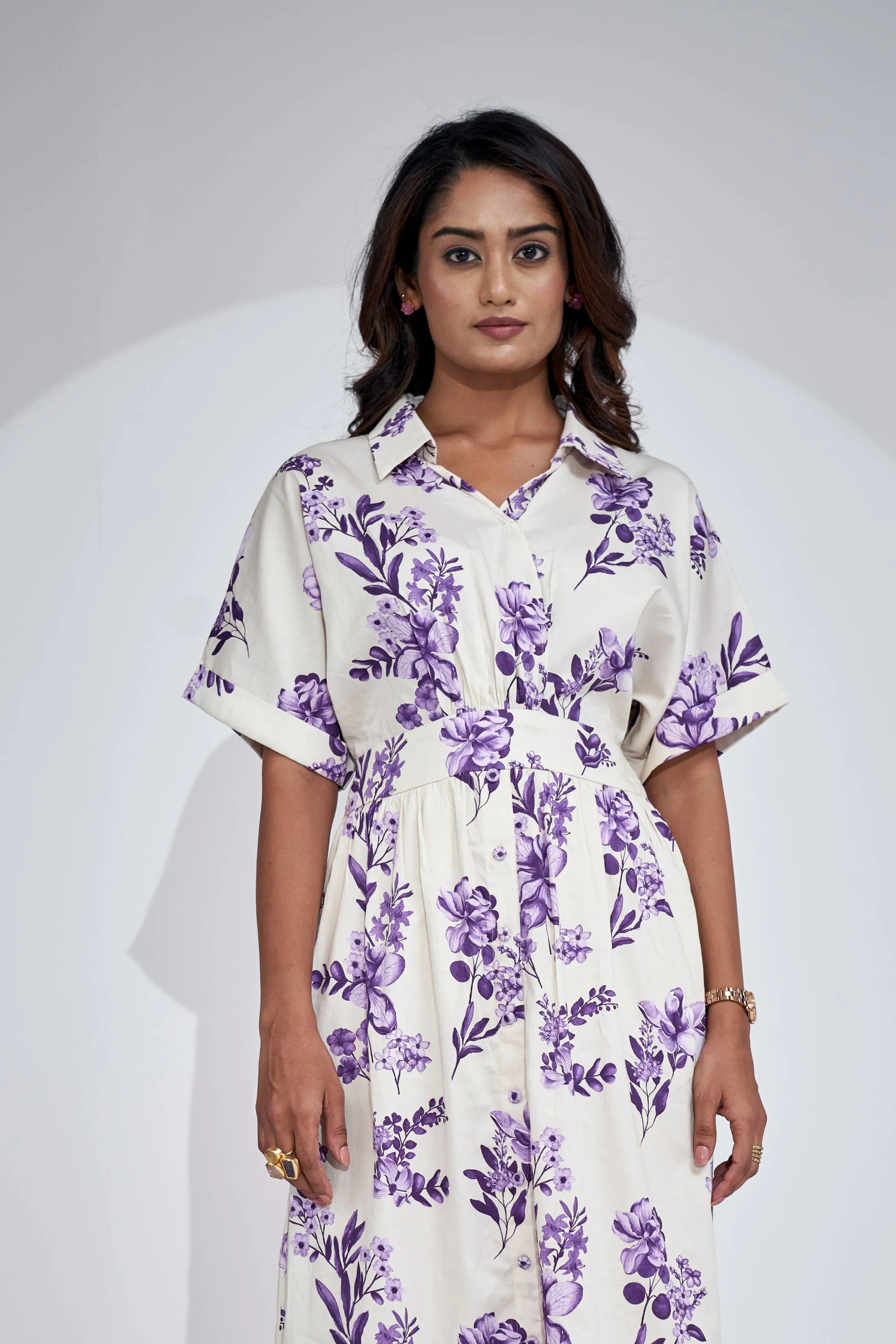 Midi Waterless Printed Dress