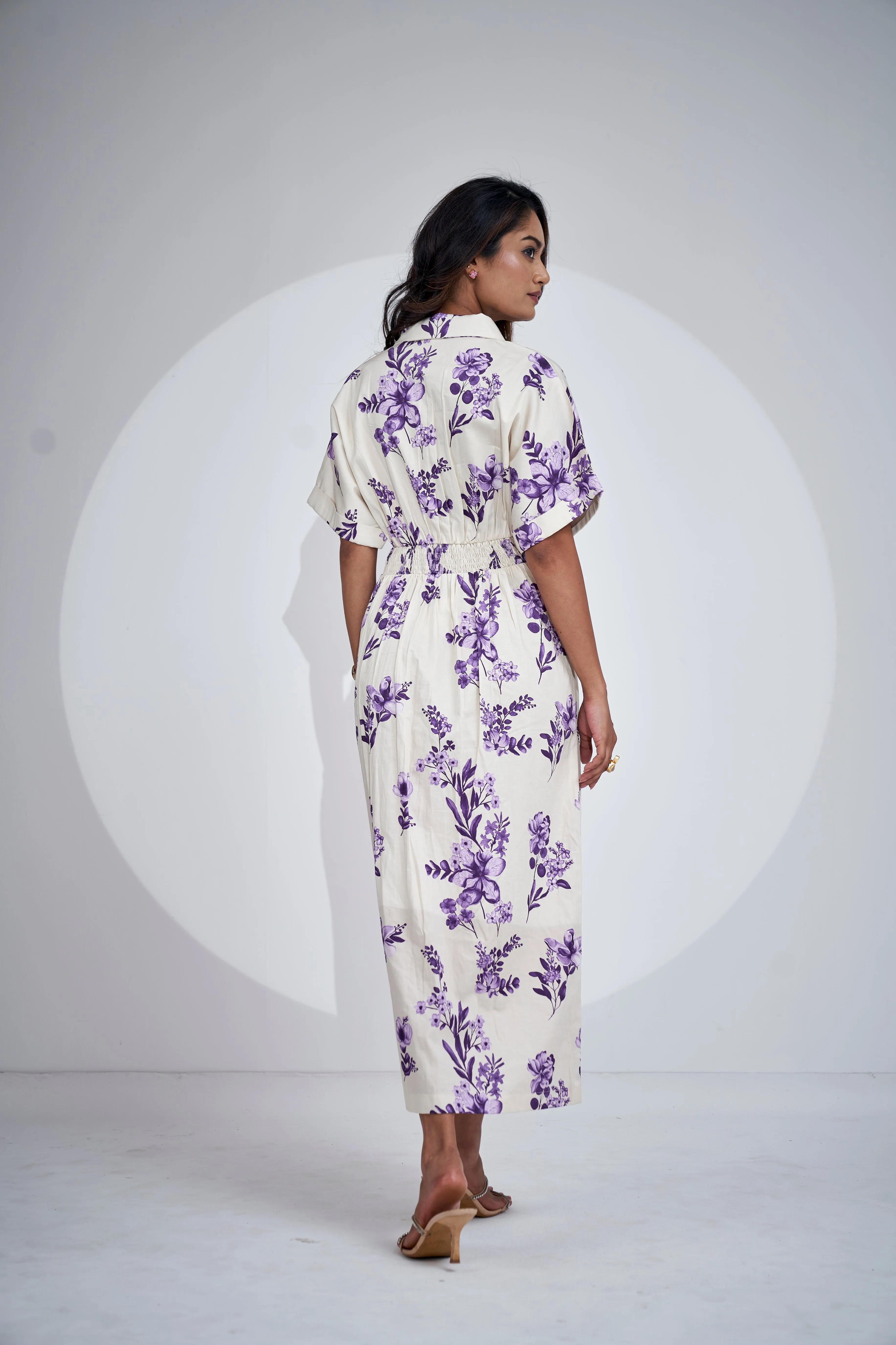 Midi Waterless Printed Dress