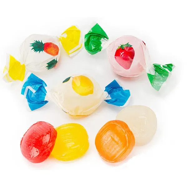 Mini Striped Fruit Bon Bon's 5LB Bulk
